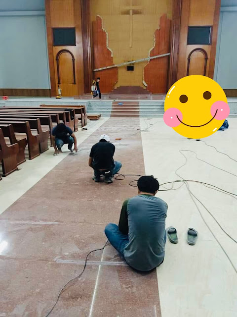 Polishing and restoring stone floors