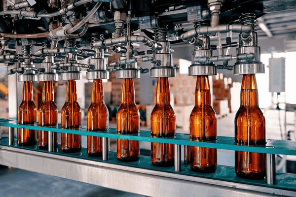 Beer filling line