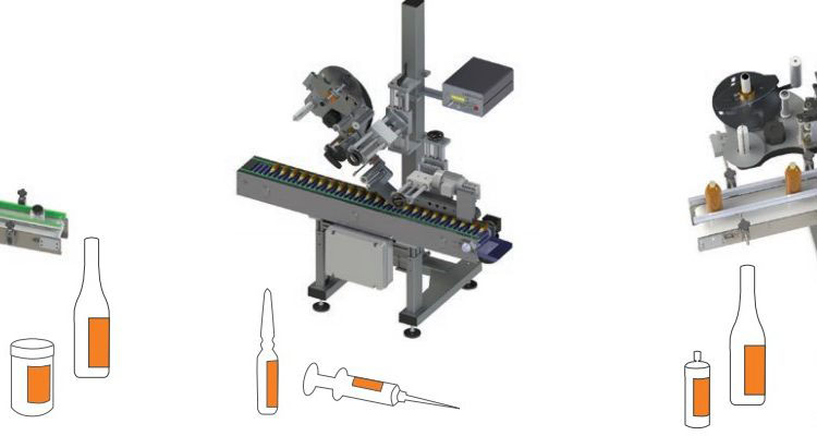 Decal labeling machine