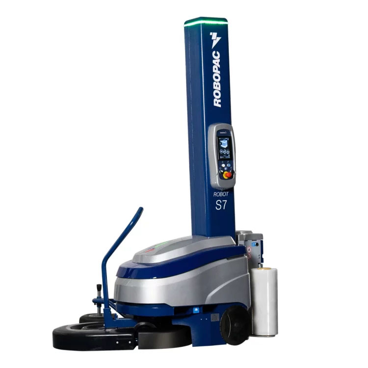 Turntable pallet wrapping machine