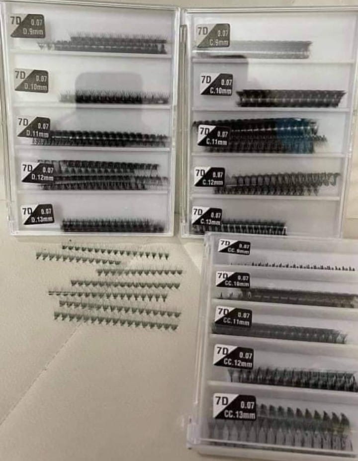 Fan eyelashes