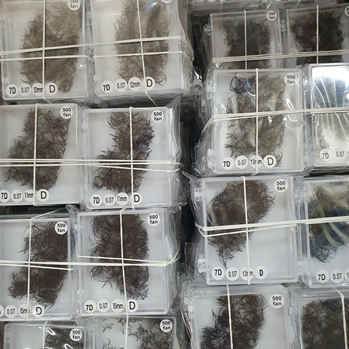 Fan eyelashes