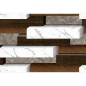 Decorative wall tile