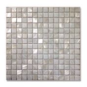 Seashell glass tile