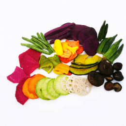 Mixed vacuum dried fruits & vegetables