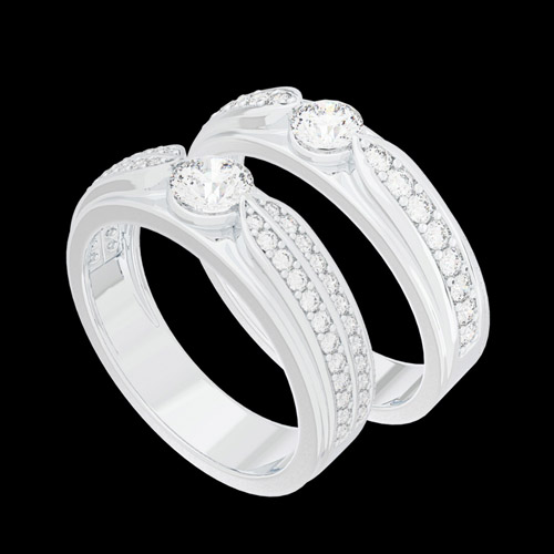 Diamond wedding ring
