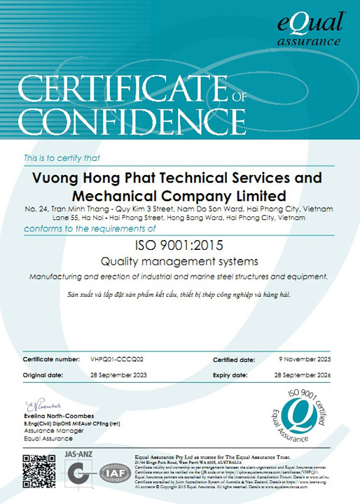 ISO 9001:2015 Certification