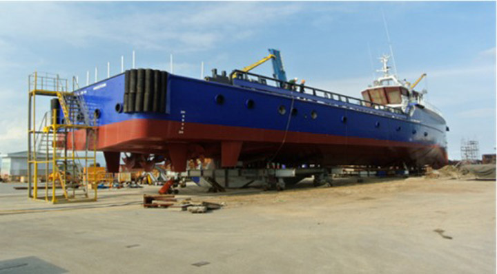 Fabrication of ship components