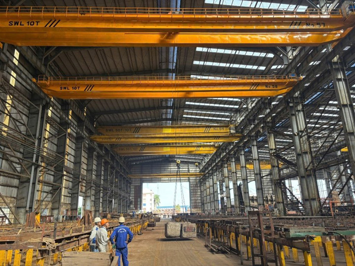 Design and Construction Support for Nam Trieu Overhead Cranes
