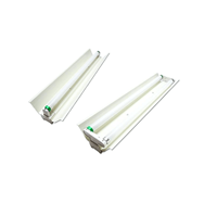 Light troughs with antistatic paint