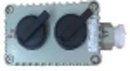 Explosion-proof two-position switch