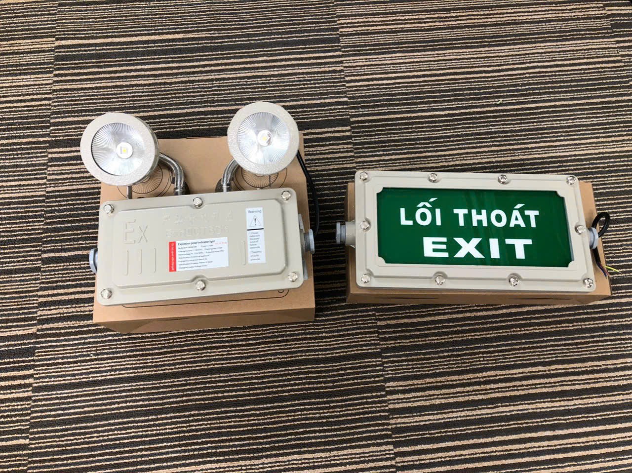 Exit lights