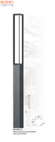 Garden light pole
