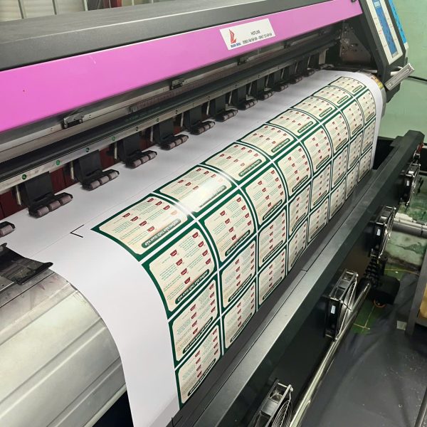 Custom label and sticker printing
