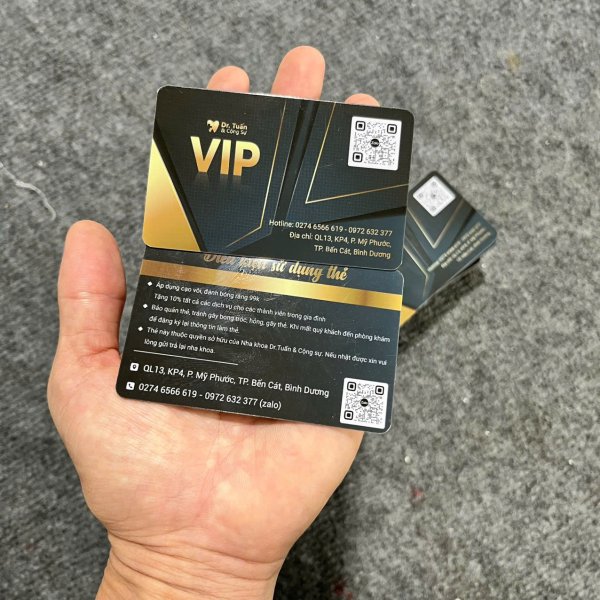 PVC VIP card printing