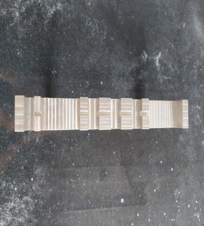 Jig for rubber roller testatment