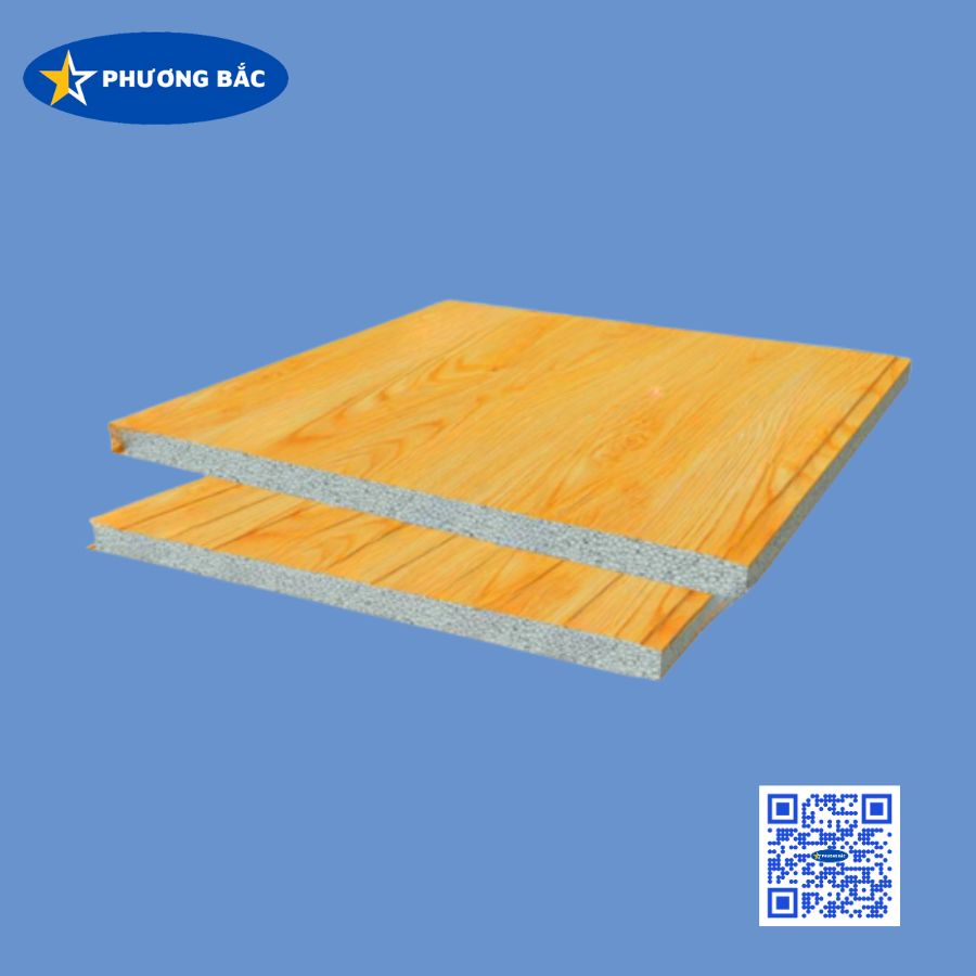 Wood grain ceiling panel