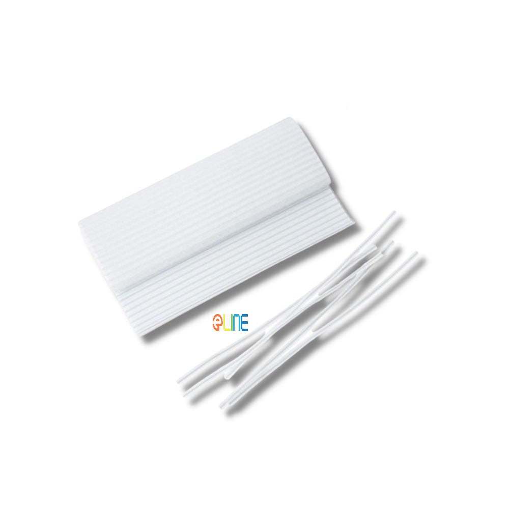 Plastic coated binding wire for trash bags and fiber optic cables