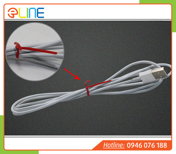 Oval plastic coated binding wire