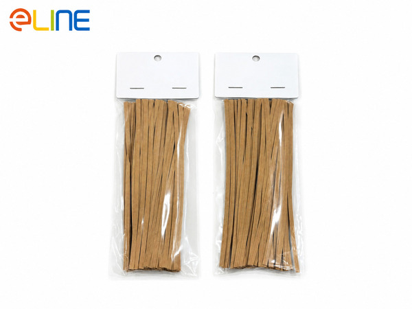 Custom paper-covered twist ties