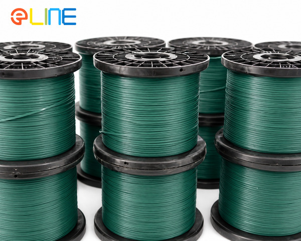 Custom colored plastic-coated twist ties