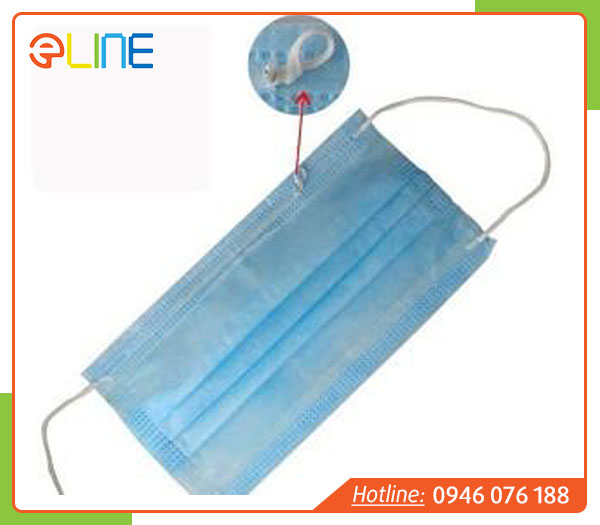 Metal core nose wire for face mask