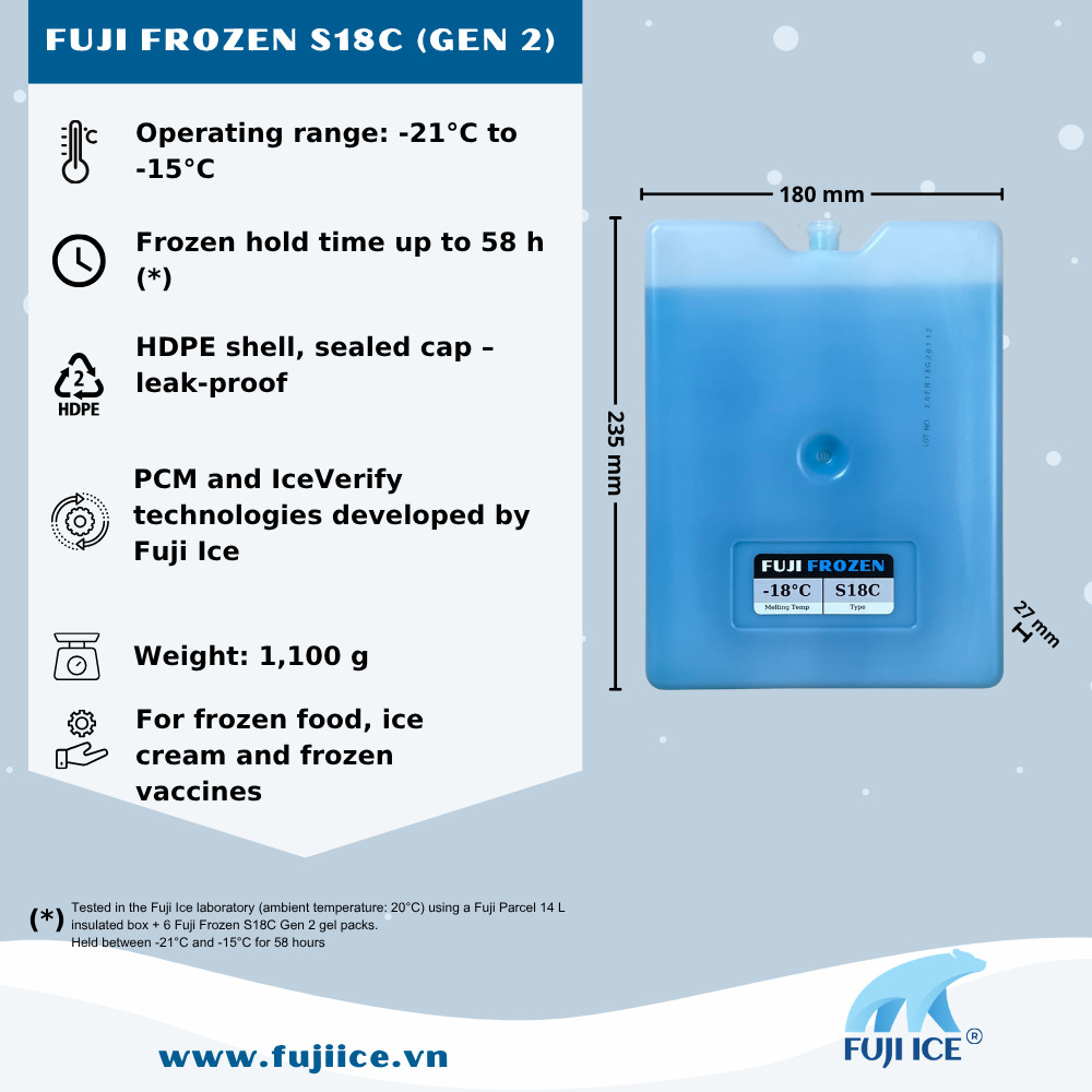 Fuji Frozen S18C Gel Pack
