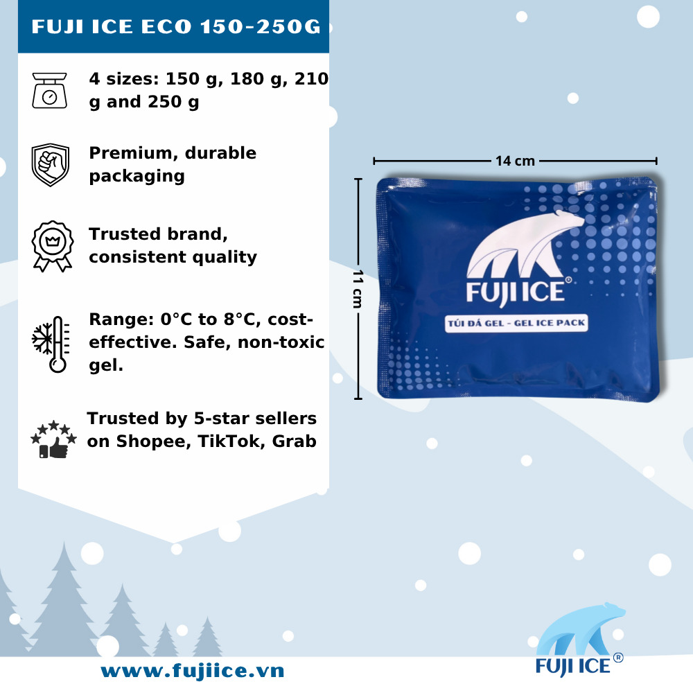 Fuji Ice Eco 150g - 250g Gel Pack