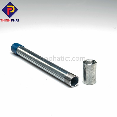 Threaded steel conduit