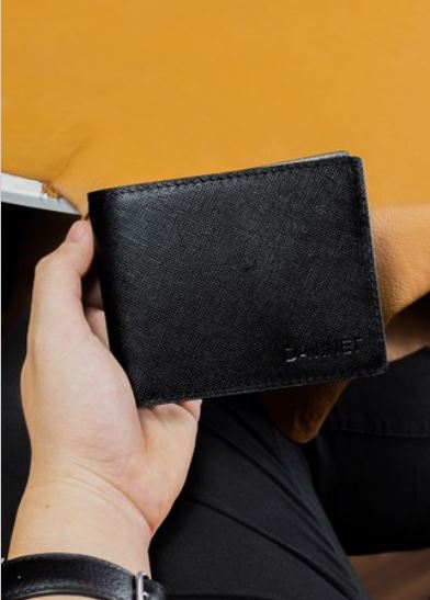 Aquarius men leather wallet