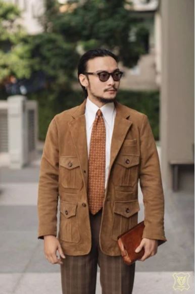 Suede vest