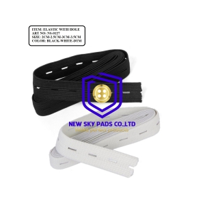 Elastic with hole