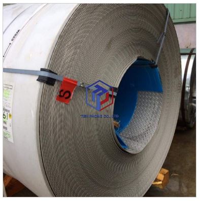 Ribbed surface 304/316/201 stainless steel coil