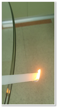 PP Eco-view when burning