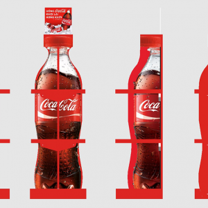 Cocacola display shelf