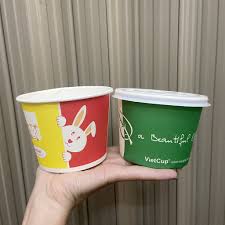 350ml paper bowl with lid