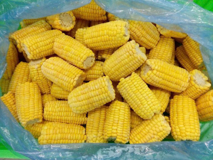 Frozen sweet corn