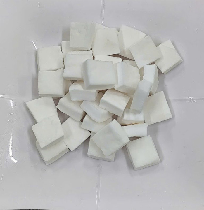 Frozen coconut meat
