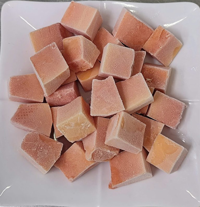 Frozen papaya