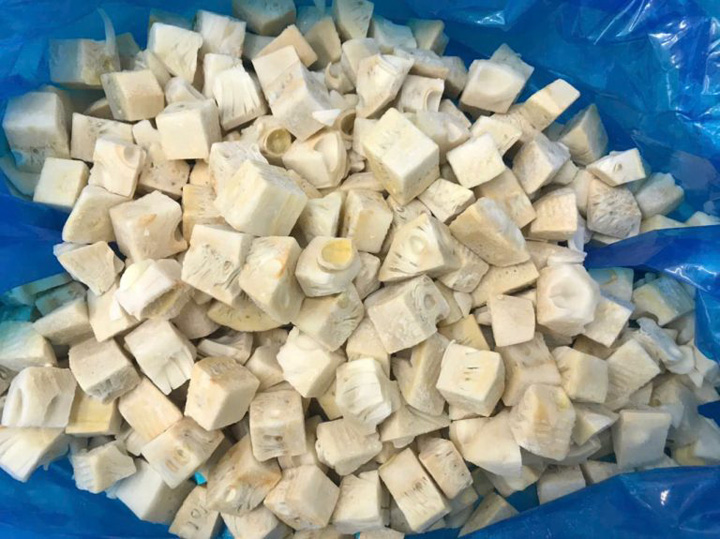 Frozen young jackfruit