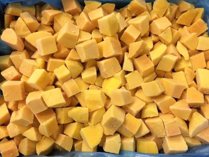 Frozen diced mango