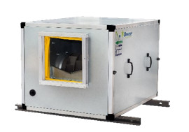 Backward centrifugal box fan