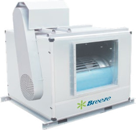 Forward centrifugal box fan