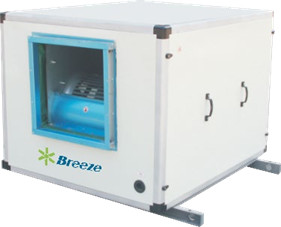 Forward centrifugal box fan