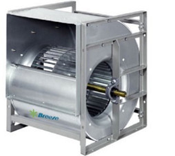 Centrifugal fan with 2 blades