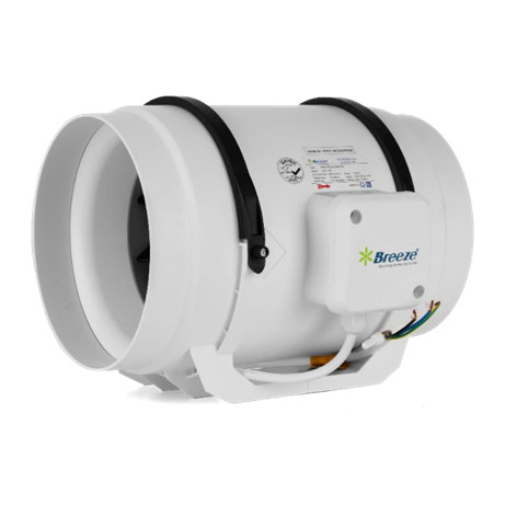 Mixed flow inline fan