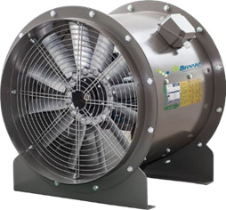 Long case axial fan