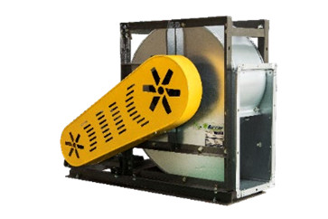 Centrifugal fan with 1 blade