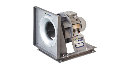 Centrifugal fan with 1 blade