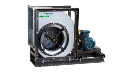 Centrifugal fan with 1 blade